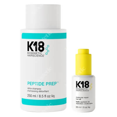 K18 Detox And Repair Hair Set ZESTAW Szampon 250 ml + Olejek regenerujący 30 ml