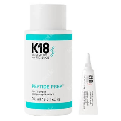 K18 Detox And Repair ZESTAW Szampon detoksykujący 250 ml + Maska do domowej kuracji naprawczej 5 ml