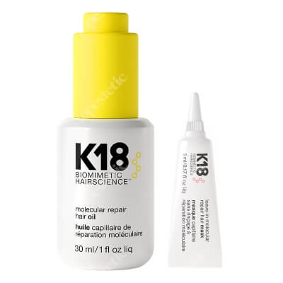 K18 Taotal Repair Hair ZESTAW Maska do domowej kuracji naprawczej 5 ml + Molekularny olejek regenerujący 30 ml