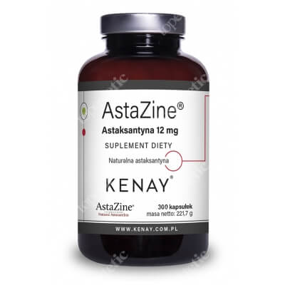 Kenay AstaZine Astaksantyna 12 mg suplement diety 300 kapsułek