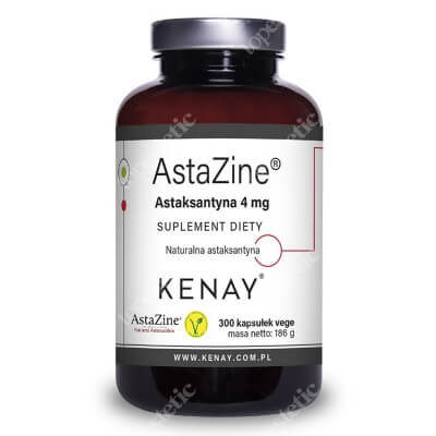 Kenay AstaZine Astaksantyna 4 mg suplement diety 300 kapsułek