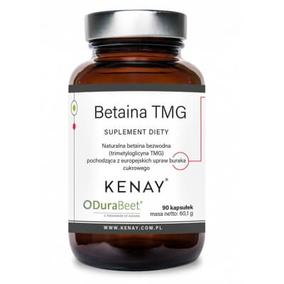 Kenay Betaina TMG Naturalna betaina bezwodna z buraka cukrowego 90 kapsułek