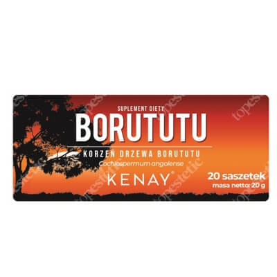Kenay Borututu Korzeń drzewa borututu suplement diety 20 szt