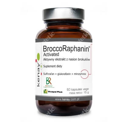 Kenay BroccoRaphanin Activated Aktywny ekstrakt z nasion brokułów suplement diety 60 kapsułek