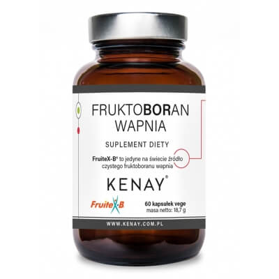 Kenay Fruktoboran Wapnia FruiteX-B® Suplement diety 60 kapsułek