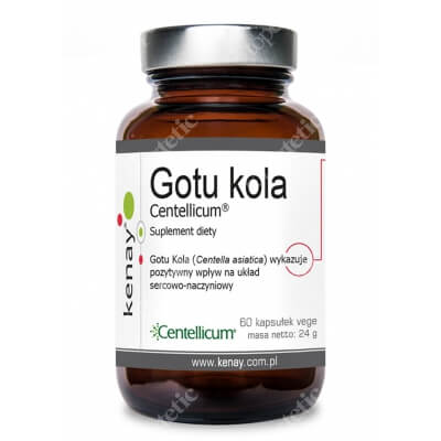 Kenay Gotu Kola Centellicum Suplement diety 60 kapsułek