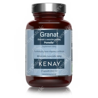 Kenay Granat Pomella Ekstrakt z owoców granatu 60 kapsułek