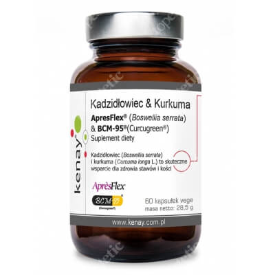 Kenay Kadzidłowiec And Kurkuma ApresFlex And BCM-95 Boswellia Serrata i Curcugreen 60 kapsułek