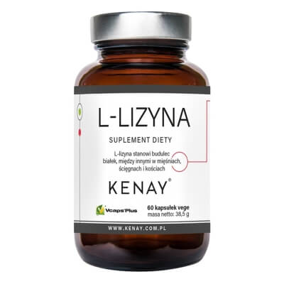 Kenay L- Lizyna Suplement diety 60 kapsułek