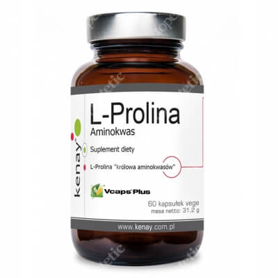 Kenay L-Prolina Aminokwas Suplement diety 60 kapsułek