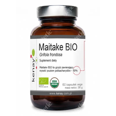 Kenay Maitake BIO Grifola Frondosa Suplement diety 60 kapsułek