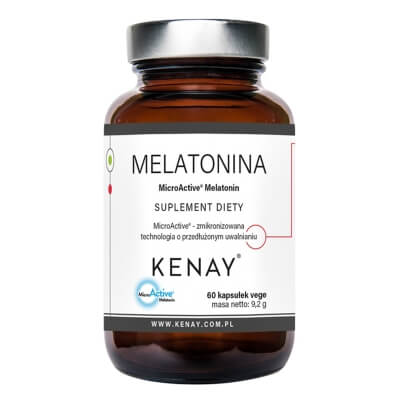 Kenay Melatonina MicroActive Melatonina 60 kapsułek