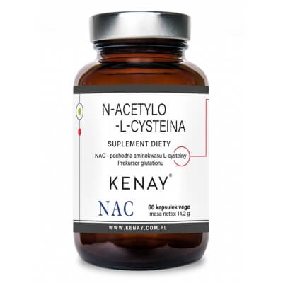 Kenay NAC N-Acetylo-L-Cysteina Suplement diety 60 kapsułek