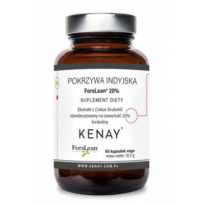 Kenay Pokrzywa Indyjska ForsLean 20% 60 kapsułek