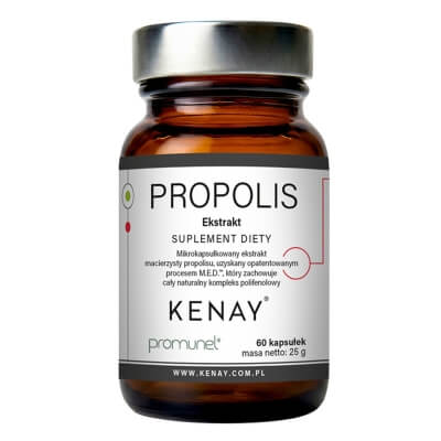 Kenay Propolis Ekstrakt Suplement diety 60 kapsułek