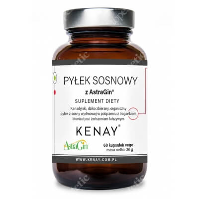 Kenay Pyłek Sosnowy z AstraGin Suplement diety 60 kapsułek