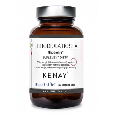 Kenay Rhodiola Rosea Rhodiolife® Różeniec górski 60 kapsułek