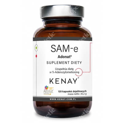 Kenay SAM-e Adonat S-Adenosyl-L-Methionine 120 kapsułek