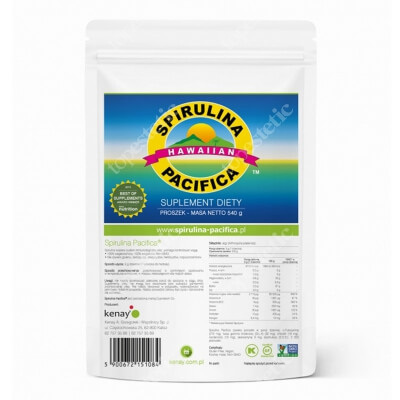 Kenay Spirulina Pacifica Suplement diety w proszku 540 g