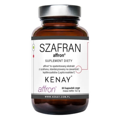 Kenay Szafran Affron® Ekstrakt z szafranu 60 kapsułek