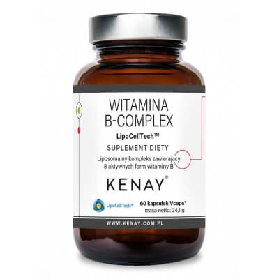 Kenay Witamina B Complex LipoCellTech™ Suplement diety 60 kapsułek
