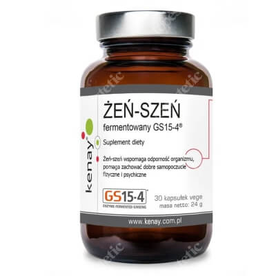 Kenay Żeń-szeń Fermentowany GS15-4 Suplement diety 30 kapsułek