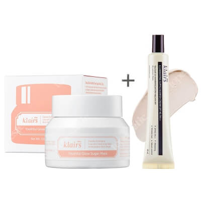 Klairs Illuminating Supple Blemish Cream + Youthful Glow Sugar Mask ZESTAW Krem BB 40 ml + Delikatny peeling do twarzy 110 g