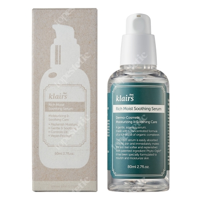 Klairs Rich Moist Soothing Serum Serum nawilżające, redukujące zmarszczki 80 ml