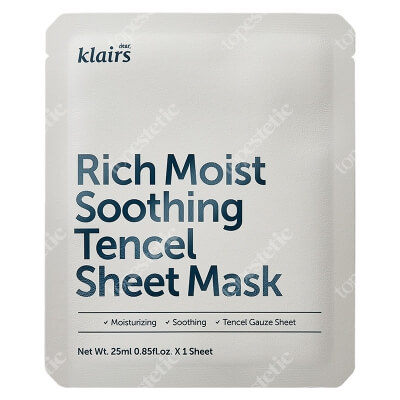 Klairs Rich Moist Soothing Tencel Sheet Mask Maseczka łagodząca 25 ml