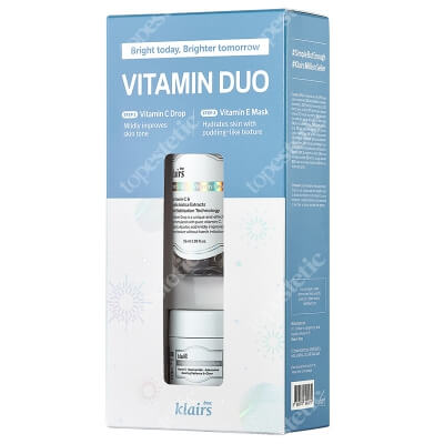Klairs Vitamin Duo Trial Kit ZESTAW Serum 35 ml + Maska na bazie witaminy E 15 ml