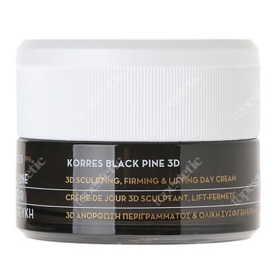 Korres 3D Black Pine Day Cream Krem na dzień do skóry suchej i bardzo suchej 40 ml
