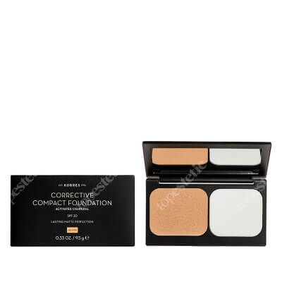 Korres Activated Charcoal Corrective Compact Foundation SPF 20 Podkład w kompakcie (kolor ACCF2) 9,5 g