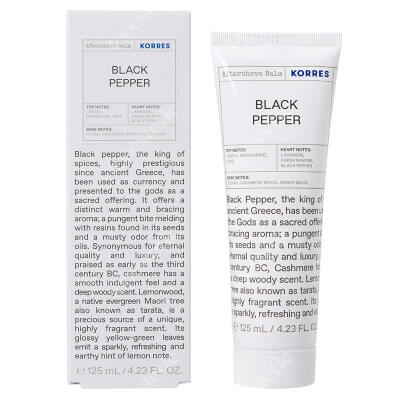 Korres Black Pepper After Shave Balm Balsam po goleniu 125 ml