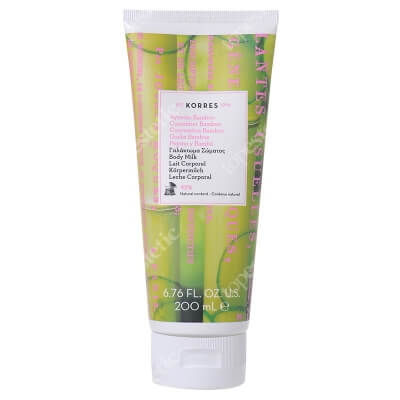 Korres Body Milk Cucumber Bamboo Mleczko nawilżające do ciała o zapachu ogórka i bambusa 200 ml