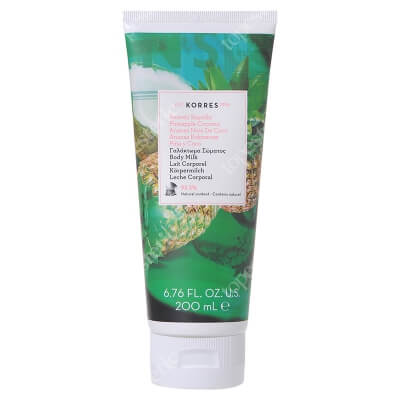 Korres Body Milk Pineapple Coconut Mleczko do ciała o zapachu ananasa i kokosa 200 ml