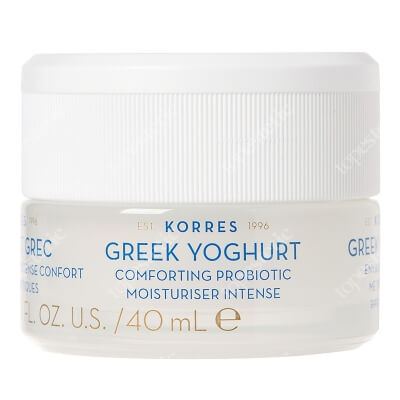 Korres Greek Yoghurt Probiotic Moisturiser Intense Kojący krem intensywnie nawilżający z probiotykami dla skóry suchej 40 ml