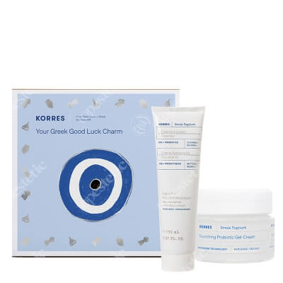 Korres Greek Yoghurt Superfeed Your Skin Essentials ZESTAW Żel do mycia twarzy 150 ml + Krem - żel 40 ml
