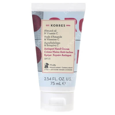 Korres Hand Cream Almond Oil and Vitamin C Krem do rąk przeciw przebarwieniom 75 ml