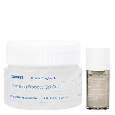 Korres Nourishing + Firming Set ZESTAW Krem - żel z probiotykami 40 ml + Ujędrniajacy krem pod oczy 15 ml