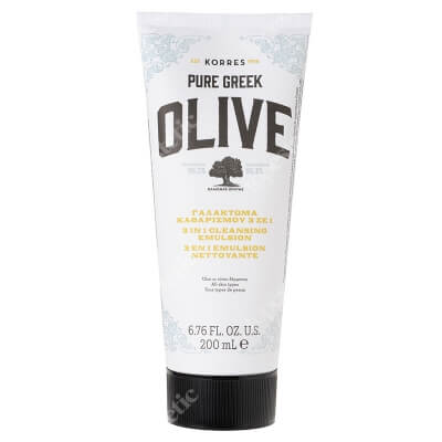 Korres Olive 3 in 1 Cleansing Emulsion Emulsja myjąca do twarzy 200 ml