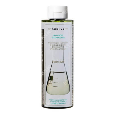 Korres Shampoo Cystine And Minerals Szampon dla mężczyzn przeciw wypadaniu włosów z cystyną i minerałami 250 ml