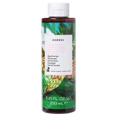 Korres Showergel Pineaplle Coconut Żel pod prysznic o zapachu ananasa i kokosa 250 ml