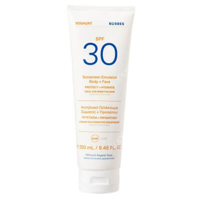 Korres Sunscreen Emulsion Body+Face SPF 30 Emulsja ochronna do ciała i twarzy 250 ml