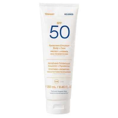 Korres Sunscreen Emulsion Body+Face SPF 50 Emulsja ochronna do ciała i twarzy 250 ml