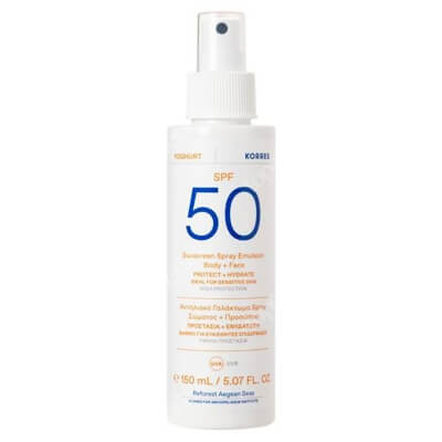 Korres Sunscreen Spray Emulsion Body+Face SPF 50 Emulsja ochronna do ciała i twarzy w sprayu 150 ml