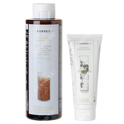 Korres Thin And Normal Hair Set ZESTAW Szampon 250 ml + Odżywka 200 ml