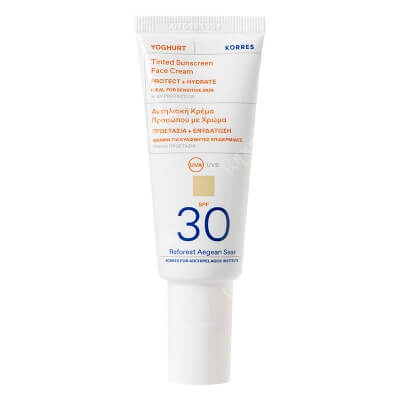 Korres Tinted Face Sunscreen SPF 30 Koloryzujący krem ochronny do twarzy 40 ml