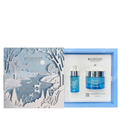 Ksurgery Time Solution ZESTAW Antystarzeniowe serum na okolicę oczu 15 ml + Odżywczy krem z ceramidami 50 ml