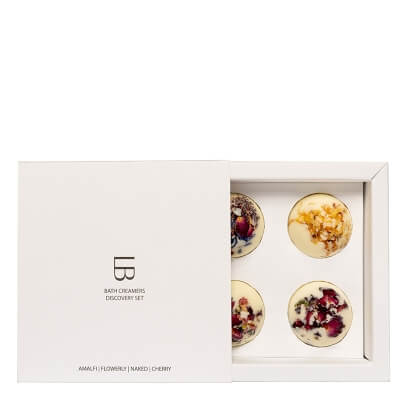 La Bomba Creamers Discovery Set ZESTAW Creamer Amalfi 50 g + Creamer Flowerly 50 g + Creamer Naked 50 g + Creamer Cherry 50 g