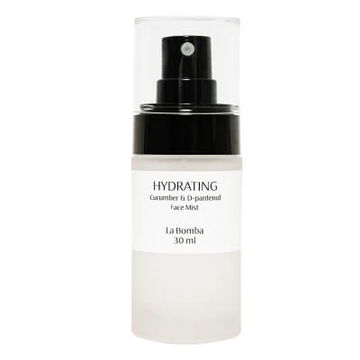 La Bomba Hydrating Mist Cucumber D-pantenol Mgiełka nawilżająco-kojąca o zapachu ogórka 30 ml